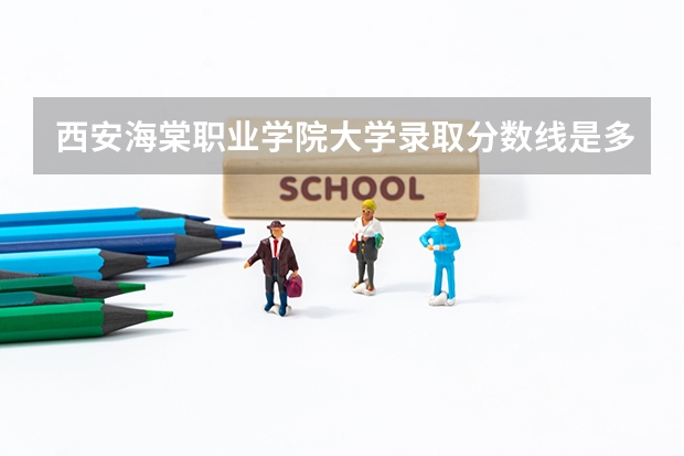 西安海棠职业学院大学录取分数线是多少？