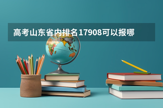 高考山东省内排名17908可以报哪些211学校