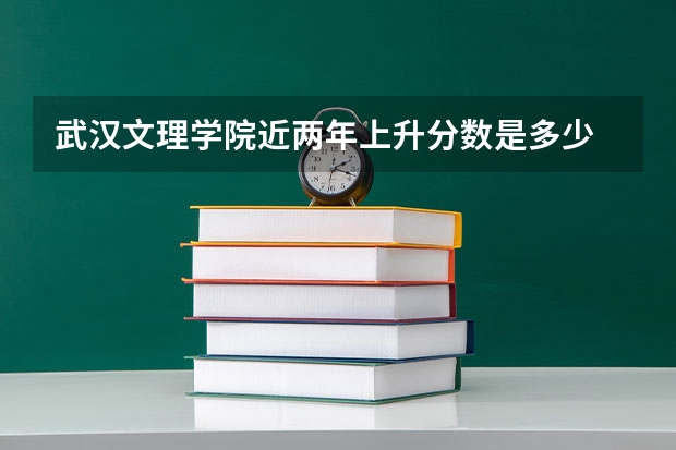 武汉文理学院近两年上升分数是多少