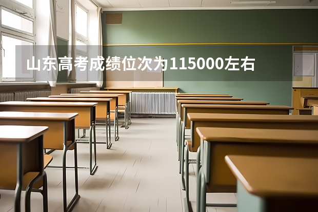 山东高考成绩位次为115000左右,可以报考的省内大学有哪些？