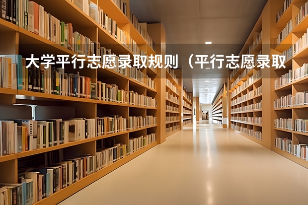 大学平行志愿录取规则（平行志愿录取规则是怎样）