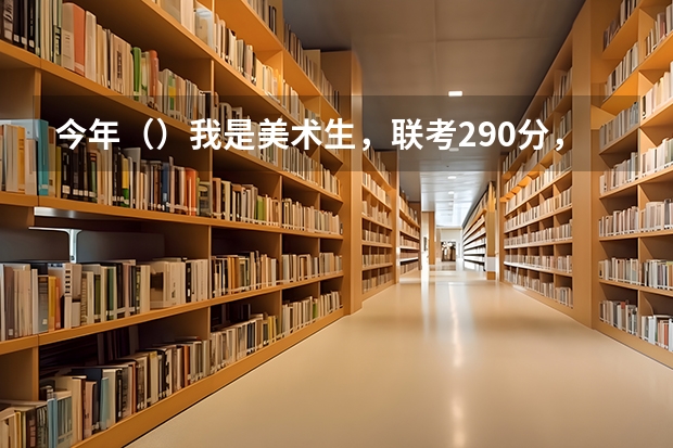 今年（）我是美术生，联考290分，文化分大概300上下可以考什么本科？