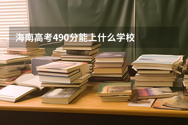 海南高考490分能上什么学校